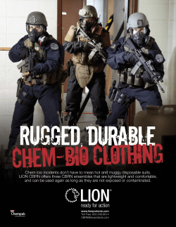 Chem-bio incidents don`t have to mean hot and
