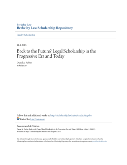 - Berkeley Law Scholarship Repository