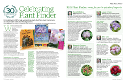 RHS The Garden March 2017 - Celebrating RHS Plant Finder