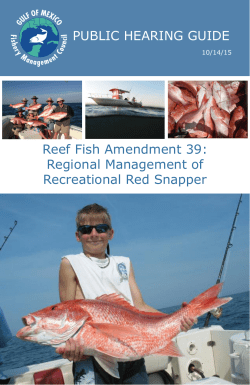 Amendment 39 - Gulf of Mexico Fishery Management Council