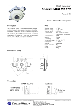 Heat Detector Salwico SWM