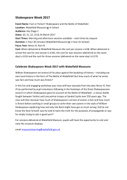 Shakespeare Week