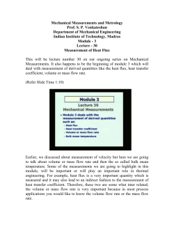 Mechanical Measurements and Metrology Prof. SP