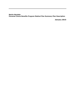 Summary Plan Description
