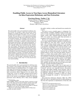Enabling Public Access to Non-Open Access Biomedical Literature