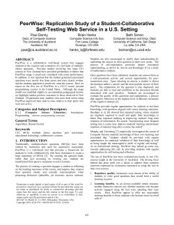 Peerwise: replication study of a student-collaborative self