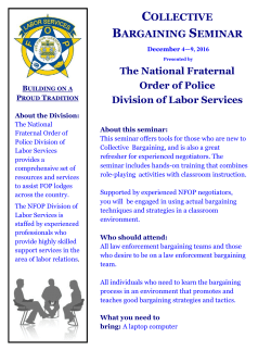 collective bargaining seminar