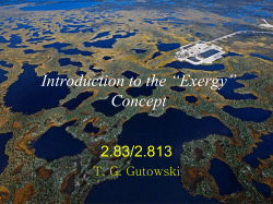 Introduction to Available Work