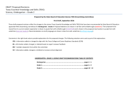 Kindergarten &ndash; Grade 2 - Texas Education Agency