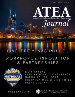 Fall/Winter 2016 | Vol. 43 No. 2 - American Technical Education