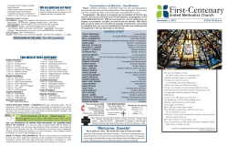 November 1, 2015 both.indd - First Centenary United Methodist
