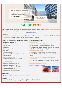 CFP - ICFMS 2017