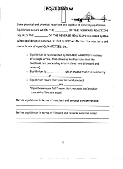 Some physical and chemical reactions are capable of reaching
