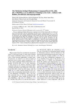 The Methylene-bridged Dialuminium Compound R2Al