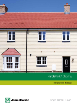 HardiePlank Cladding Installation Guide