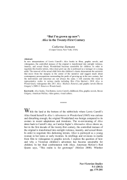 Kara M - Neo-Victorian Studies