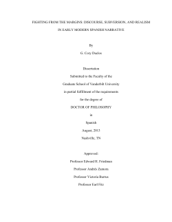 FIGHTING FROM THE MARGINS: DISCOURSE, SUBVERSION