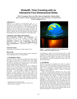 Globe4D, Time-Traveling with an Interactive Four