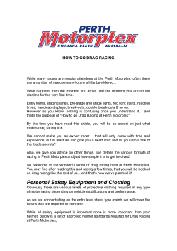 HOW TO GO DRAG RACING