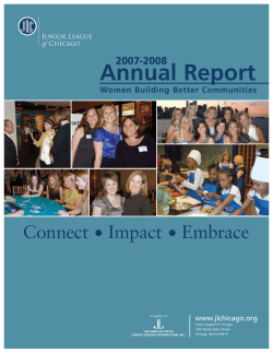 Annual Report - Junior League of Chicago