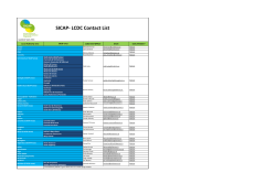 LCDC - PI Contacts Website