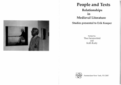 People and Texts