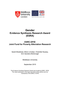 Full report on Gender