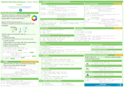 Bokeh Cheat Sheet