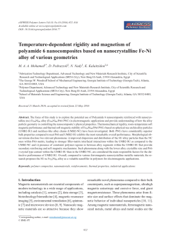 Temperature-dependent rigidity and magnetism of polyamide 6