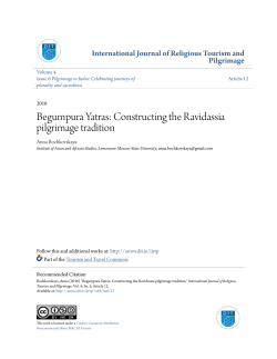 Begumpura Yatras: Constructing the Ravidassia