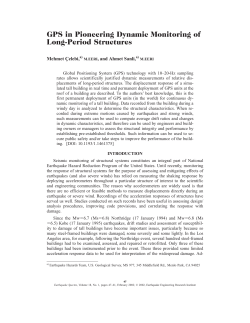 GPS in Pioneering Dynamic Monitoring of Long-Period