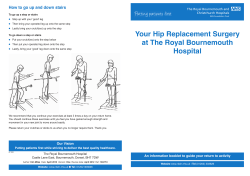 Your Hip Replacement Surgery at The Royal Bournemouth Hospital
