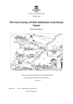 The Fuel Economy of Public Bathhouses in the Roman Empire
