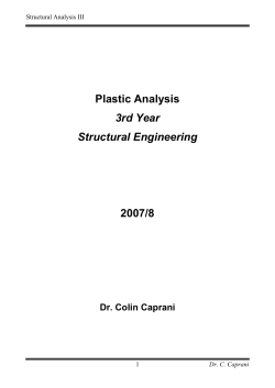 Plastic Analysis