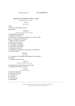 Rural Electrification Act