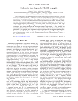 Coadsorption phase diagram for CH4/CCl4 on