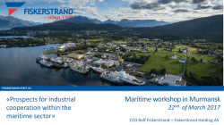 Maritime workshop in Murmansk