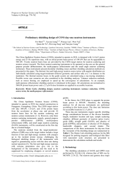 Preliminary shielding design of CSNS day