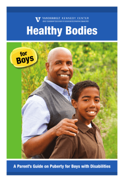 Healthy Bodies for Boys - Vanderbilt Kennedy Center