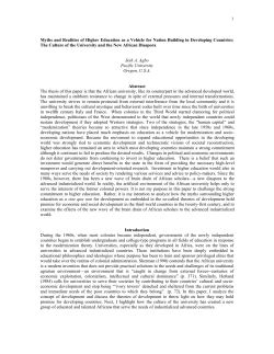 theories of national development