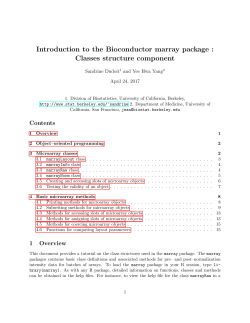 Classes structure component