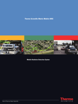 Thermo Scientific Matrix Mobile ARIS Mobile Radiation Detection