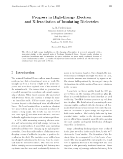 Progress in High-Energy Electron and X