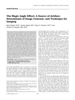 The magic angle effect