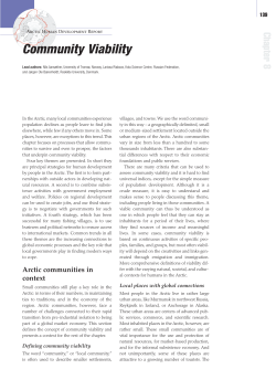 Community Viability