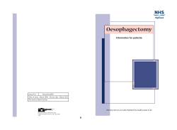 Oesophagectomy