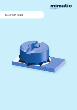 Face Finish Milling