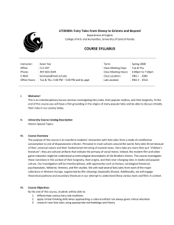 course syllabus - University of Central Florida