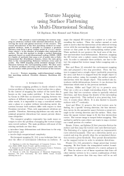 Texture Mapping using Surface Flattening via Multi