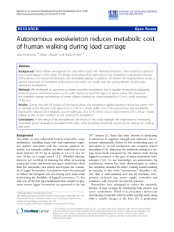 Autonomous exoskeleton reduces metabolic cost of human walking